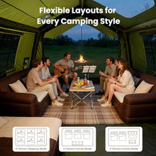 Load image into Gallery viewer, ABORON 4-6 Person Inflatable Camping Tent, Easy Setup Air Tent with Pump