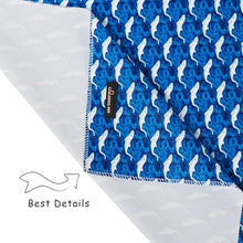 Load image into Gallery viewer, ARING PET Summer Dog Bandanas, Cute Blue White Whale Ocean Themed Pet Scarf Triangle Bib for Small Medium Large Boy Girl Dogs Cats, Puppy Kerchief for Beach Trips Daily Walks Outings Photoshoots-S
