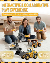 Load image into Gallery viewer, Remote Control Excavators with 360 Rotation, Metal Parts, Little Builders, Big Action(1pc-4)