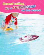 Load image into Gallery viewer, Fullware Spider Hero RC Boat, 2.4GHz Remote Control Boat with LED Lights for Kids, Pool Toy (Spider Girl)