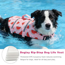 Load image into Gallery viewer, Doglay Dog Life Jacket, Dog Life Vest for Swimming Boating, Adjustable Puppy Life Jacket with Reflective Stripes, Superior Buoyancy Pet Swimming Vest for Small Medium and Large Dogs
