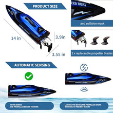 Load image into Gallery viewer, 14 inch Big RC Boat Remote Control Boat for Kids and Adults, 25 KPH Fast RC Speed Boat