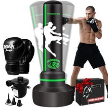 Load image into Gallery viewer, Heavy Freestanding Punching Bag for Adults Teens, 70” Standing Boxing Bag with Gloves and Pump, Women Men Stand Kickboxing Bags for Boxing Training MMA Fitness Home Gym Martial Arts