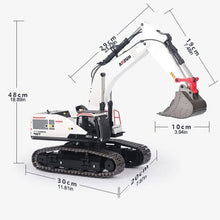 Load image into Gallery viewer, 4 in 1 Remote Control Excavator with Grab Drill Metal Shovel, 22 Channel Full Functional Construction Tractor