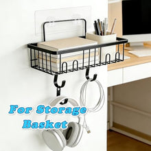 Load image into Gallery viewer, DOCMON 6 Pack Shower Caddy Adhesive Replacement, 2 Hooks Thick Shower Shelf Adhesive, Waterproof Bath Toy Storage Organizer Hooks Strips for Kitchen Racks, Bathroom Storage, Shower Basket