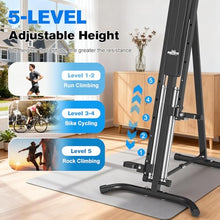 Load image into Gallery viewer, Relife Stair Stepper, Vertical Climber Exercise Machine for Home Gym, Stair Climber with 4 Metal Guide Rails