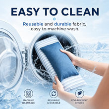 Load image into Gallery viewer, Dog Cooling Mat for Extra Large Dogs, 43”×30” Breathable Cooling Mat for Dogs & Cats Q-Max 0.485, Portable Washable Pet Cooling Mat for Dog Bed with Pillow, Thickened Cool Fiber Indoor/Outdoor Summer