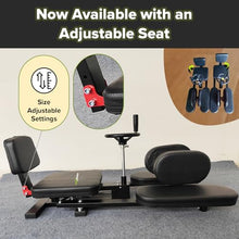 Load image into Gallery viewer, Hip Stretching Machine by Flex Bench – Improve Flexibility,Mobility and Reduce Hip Pain, Leg Stretcher - Flexibility for Yoga,Dance and Gymnastics Thighs,Glutes, Upgraded Model - New Adjustable Seat.