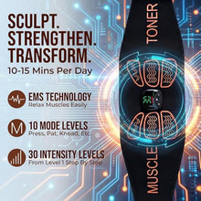 Load image into Gallery viewer, Abs Stimulator – Ab Toning Belt for Men and Women, Ab Machine Trainer for Home Gym Office Workout