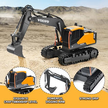 Load image into Gallery viewer, DOUBLE E Volvo RC Excavator Remote Control Excavator Toy for Boys