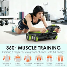 Load image into Gallery viewer, FIAMERMOR 2026 Ab roller wheel - 4 wheel elbow support abdominal -Green