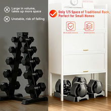 Load image into Gallery viewer, 25/55lb Adjustable Dumbbell Set of 2, 5-in-1/10-in-1 Free Weights with Anti-Slip Texture Handle for Exercise, Fitness Equipment Set for Home Gym Strength Training, Suits Both Men and Women(Black 25LBS Pair)
