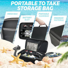 Load image into Gallery viewer, BEZGAR TX123 Remote Control Boats - Fast Speed RC Boat 32+ KPH with A Portable Suitcase for Lakes & Pools