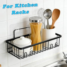 Load image into Gallery viewer, DOCMON 6 Pack Shower Caddy Adhesive Replacement, 2 Hooks Thick Shower Shelf Adhesive, Waterproof Bath Toy Storage Organizer Hooks Strips for Kitchen Racks, Bathroom Storage, Shower Basket