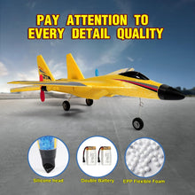Load image into Gallery viewer, 2 Channel Remote Control Jet with Gyro Night Lights and 2 Batteries, Easy to Fly