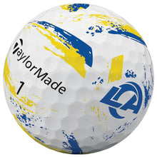 Load image into Gallery viewer, TaylorMade Golf SpeedSoft NFL Ink Golf Balls, Los Angeles Rams, 1 Dozen