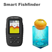Load image into Gallery viewer, Portable Wireless Sonar Fish Finder Depth Detection Night Vision