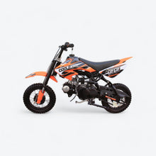 Load image into Gallery viewer, 70cc Dirt Bike for Kids - Semi Automatic Adult Mini Bike Gas Powered Motorcycle, Orange