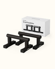 Load image into Gallery viewer, BetterMe Push Up Bars - Steel Small Parallettes for Calisthenics and Strength Training - Non Slip Pushup Bars with Neutral Wrist Support - Portable Push Up Stands for Men