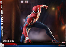 Load image into Gallery viewer, Hot Toys Spider-Man Advanced Suit 1/6 Sixth Scale Figure Marvel Video Game Masterpiece Series Action Figure