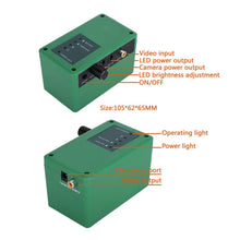 Load image into Gallery viewer, 1000tvl 7in 6Pcs Waterproof Underwater Fishing Camera System
