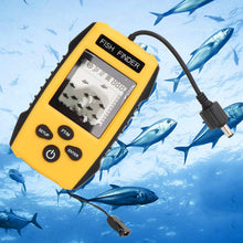 Load image into Gallery viewer, Eujgoov Fish Finder, LCD Display Portable Fish Depth Finder with Sonar