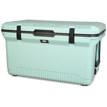 Load image into Gallery viewer, ENGEL 60 QT Ultra-Light Injection Molded Cooler - Ice Chest Keeps Ice up to 7 Days - Large Cooler Includes Wire Basket, Divider and Built-in Bottle Opener - Seafoam with Dark Grey Interior (Seafoam)