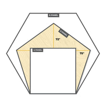 Load image into Gallery viewer, Booner 5-Panel Dagger Dual Blind, Tinted Windows, 360° View, HDPE