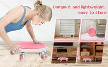 Load image into Gallery viewer, 6 Caster Ab Roller, Ab Exercise Equipment with Knee Pads, Ab Roller Wheel for Core Exercise-Pink