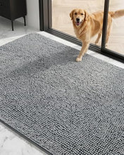 Load image into Gallery viewer, Dog Door Mat for Muddy Paws, 36"x60" Soft Chenille Absorbent Front Door Mat