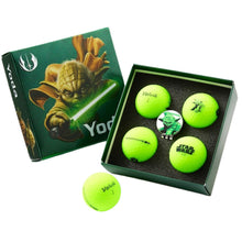 Load image into Gallery viewer, Volvik Vivid Soft Star Wars Golf Ball Gift Sets (Yoda, 4 Pack)