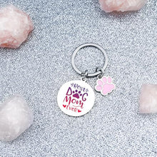 Load image into Gallery viewer, Dog Mom Gifts For Women Personalized Dog Keychain Gifts For Dog Lovers