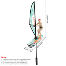 Load image into Gallery viewer, RC Sailboat Boat, 2.4Ghz Remote Control Boat with Lights for Pools, Lake, Bathtub, Summer Outdoor Water Sailboat Toys (Green)