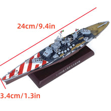 Load image into Gallery viewer, 1:1000 Alloy Italian Battleship Roma Model Metal Ship Warship Model for Collection