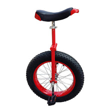 Load image into Gallery viewer, 24inch Skid-Proof Wheel Unicycle Bike Mountain Tire Cycling Self Balancing Exercise Balance Cycling Bikes Cycling Outdoor Sports Fitness Exercise,Red,24"