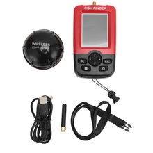 Load image into Gallery viewer, Portable Wireless Fish Finder with LCD Display, Sensor, Fish Alarm, Depth and Temperature Readings for Kayak Boat Ice Fishing