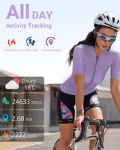 Load image into Gallery viewer, Amzhero Health Fitness Tracker with 24/7 Heart Rate, Blood Oxygen -Purple