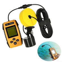 Load image into Gallery viewer, Portable Sonar Fish Finder 100M Wired Transducer