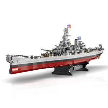 Load image into Gallery viewer, Battleship Bismarck Building Set for Adult, Large MOC Military World Missouri Battle Ship Model, Display Battleship Toy Building Set