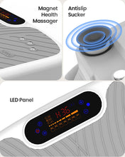 Load image into Gallery viewer, WATEYA Vibration Plate Exercise Machine, 200 Adjustable Speed Levels, 450 Lbs Capacity, Ideal for Vibration Plate for Lymphatic Drainage, Weight Loss & Whole - Body Workout (White)