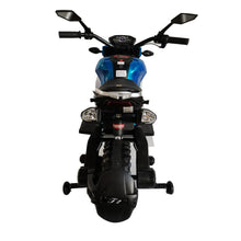Load image into Gallery viewer, Electric Motorcycle for Kids, Kids Ride on Motorcycle, 12V Electric Dirt Bike with Training Wheels, Hand Racing Foot Brake, PU seat