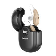 Load image into Gallery viewer, Flaygo Hearing Aids for Seniors,Hearing Aids for People with Hearing Loss, Sound Quality Restoration, Intelligent Noise Reduction, Standby 80h, One-Button Operation, Comfortable Wearing,Beige