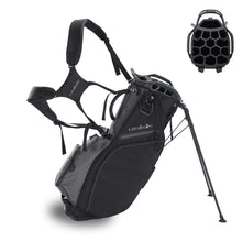 Load image into Gallery viewer, Camboke 15-Way Golf Stand Bag, Lightweight Golf Bag with Full-Length Dividers&Rubber Top, Golf Club Carry Bag with Cooler Pocket, Dual Strap, Rain Hood for Men Women (Black)