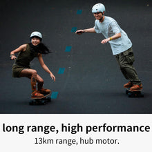 Load image into Gallery viewer, Electric Skateboard with Remote, Top Speed 22 Mph, 7.5 Miles Range, Built-in RGB Ambient Lights, Surf Skateboard Mini Cruiser