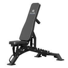 Load image into Gallery viewer, MAJOR FITNESS Adjustable Weight Bench (Elite Version) - 1300LBS Capacity, 32 Positions for Strength Training, Bench Press, and Full-Body Workouts for Home or Garage Gym, Black
