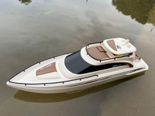 Load image into Gallery viewer, Remote Control Boat 4CH Electric Watercraft RC Sail Cruise Ship 15km/h for Lake Pool Boy Kids 8y+