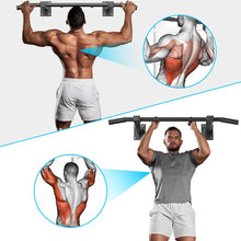 Load image into Gallery viewer, Wall Mount Pull Up Bar, Joist Mount Pull Up Bar (Black5)