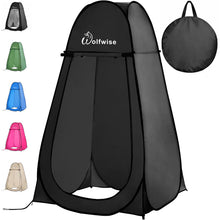 Load image into Gallery viewer, WolfWise Pop Up Shower Tent for Outdoor, Portable Privacy Room for Camping