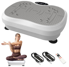 Load image into Gallery viewer, XIHEIMA Vibration Plate Exercise Machine for Lymphatic Drainage, Whole Body Fitness Workout Equipment Stand Shake Board Sport Gym for Weight Loss Fat Burner for Women Men (White)
