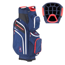 Load image into Gallery viewer, Mizuno BR-D4C Cart Golf Bag | 9 1/2 Inches | Navy-Red